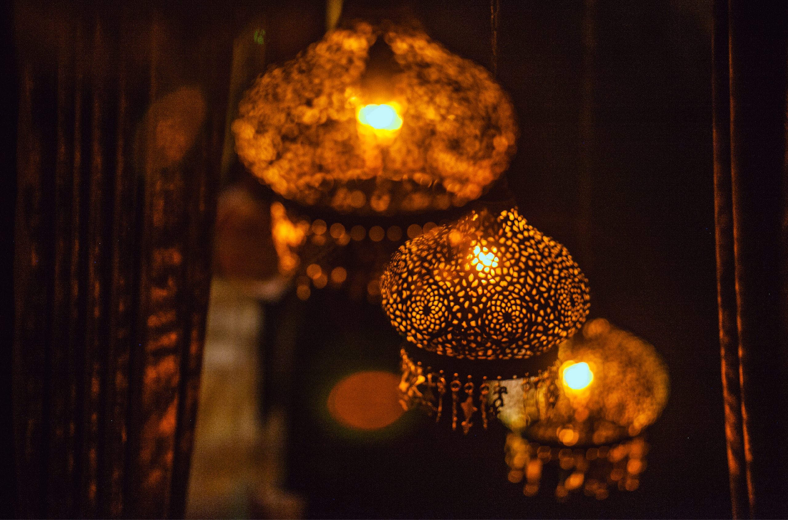 luminaire décoration orientale café restaurant